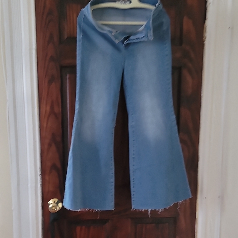 We The Free Blue Flared Jeans